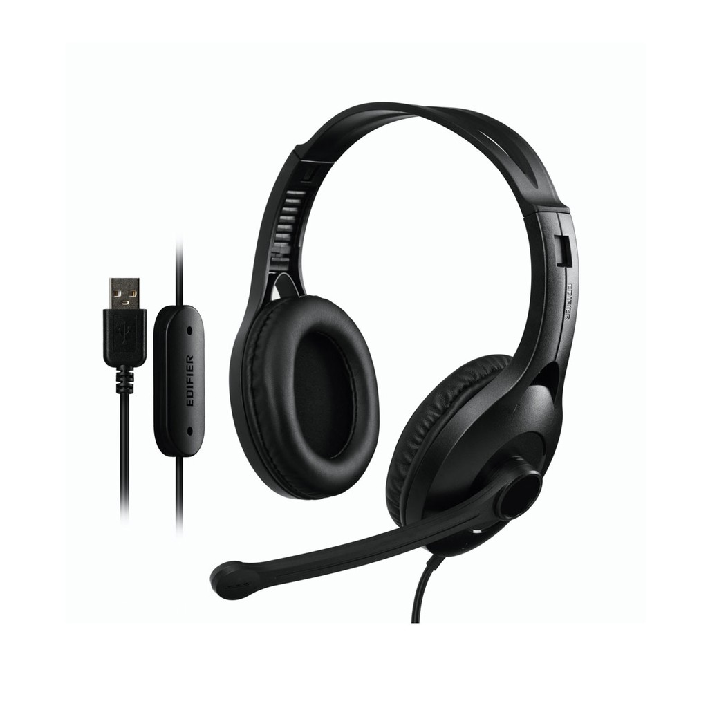 אוזניות חוטיות Edifier K800 USB Headset Black