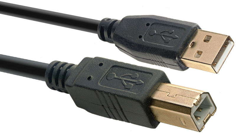 כבל מדפסת Protec USB2.0 A To USB2.0 B 1.5m DM223