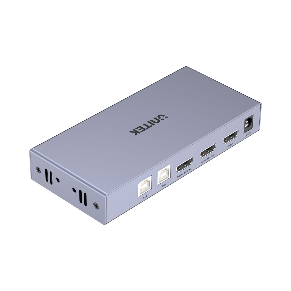 קופסת מיתוג Unitek HDMI KVM Switch 2 In 1 Out V307A