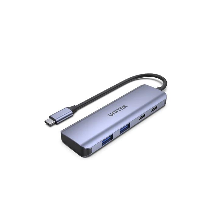 מפצל Unitek uHUB Q4 Next 4-in-1 USB-C Hub H1107Q