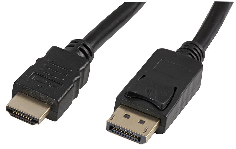 כבל Protec DisplayPort to HDMI 2m DM137A