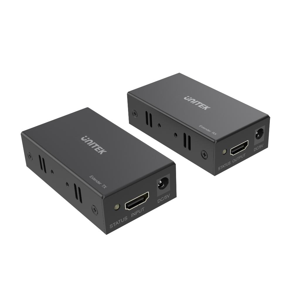 מתאם Unitek HDMI Extender Over Ethernet V100A