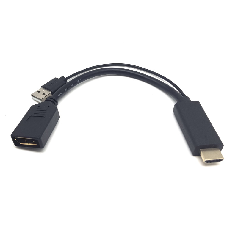 מתאם Gold Touch CH-HD-DP-P HDMI to DP M/F Adapter w/Power