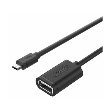מתאם UNITEK USB2.0 (F) to Micro USB (M) Y-C438GBK