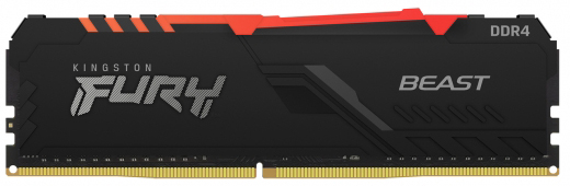 זיכרון למחשב Kingston Fury Beast DDR4 3600MHz 32GB KF436C18BB/32 DIMM