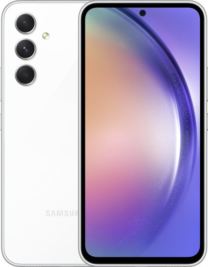 סמארטפון Samsung Galaxy A54/A546 8GB+128GB E000000094 - צבע לבן - יבואן רשמי