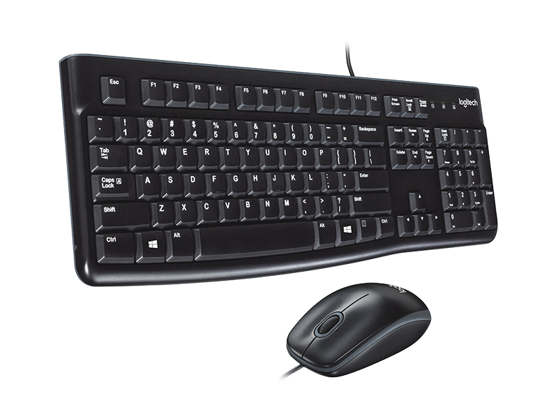 סט עכבר + מקלדת חוטיים לוגיטק Logitech Desktop MK120