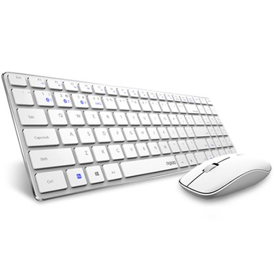 סט מקלדת + עכבר Rapoo Bluetooth 8200MW