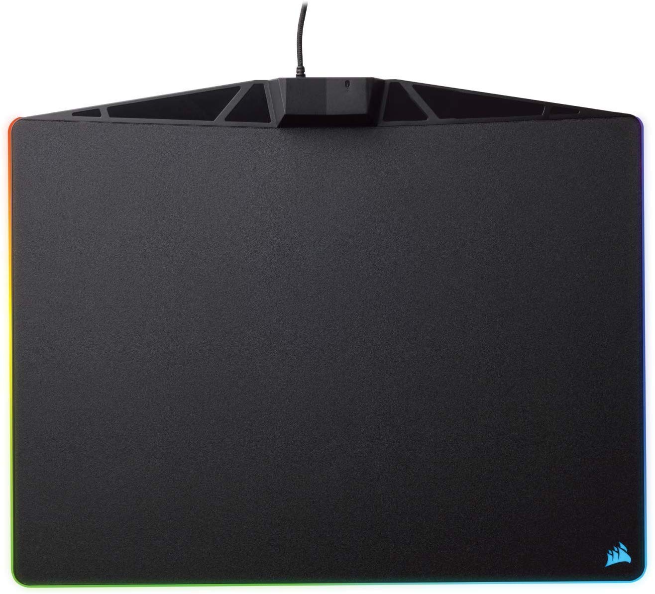 משטח לעכבר בגודל 350x260 מ''מ corsair mm800 rgb polaris m