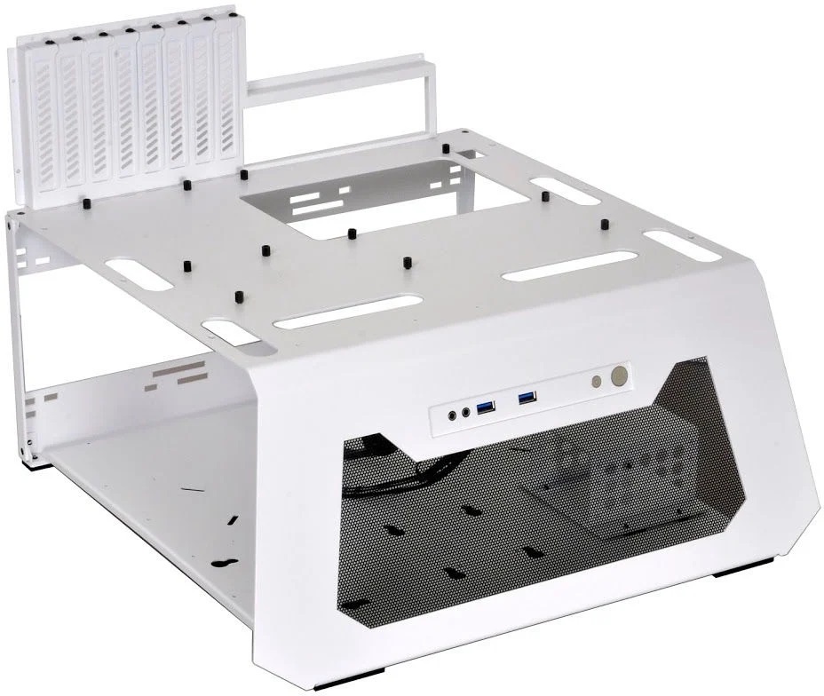 מארז מחשב לבדיקות lian-li test bench eatx white