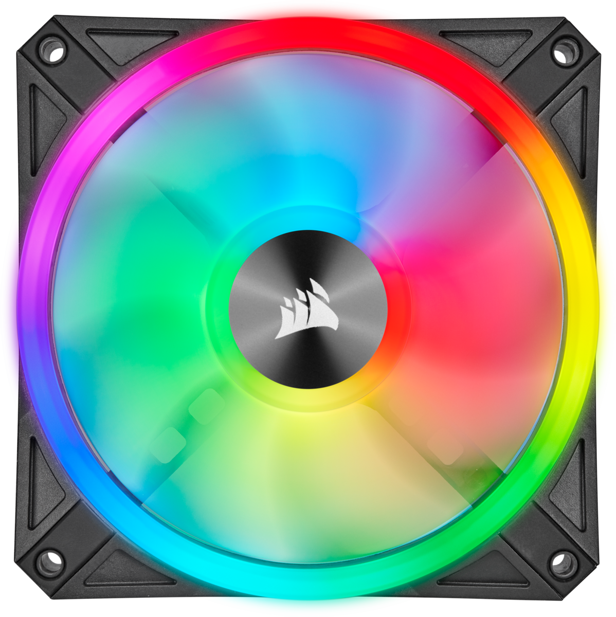 corsair icue ql120 rgb 120mm pwm single fan