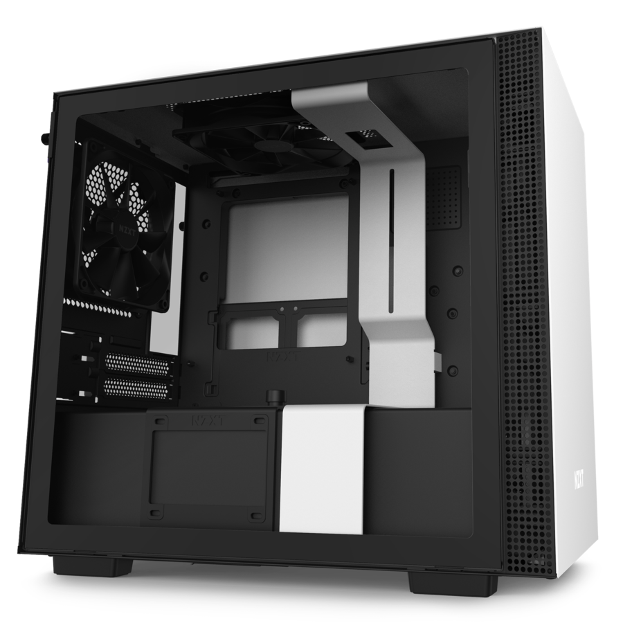 מארז מחשב nzxt h210i white/black