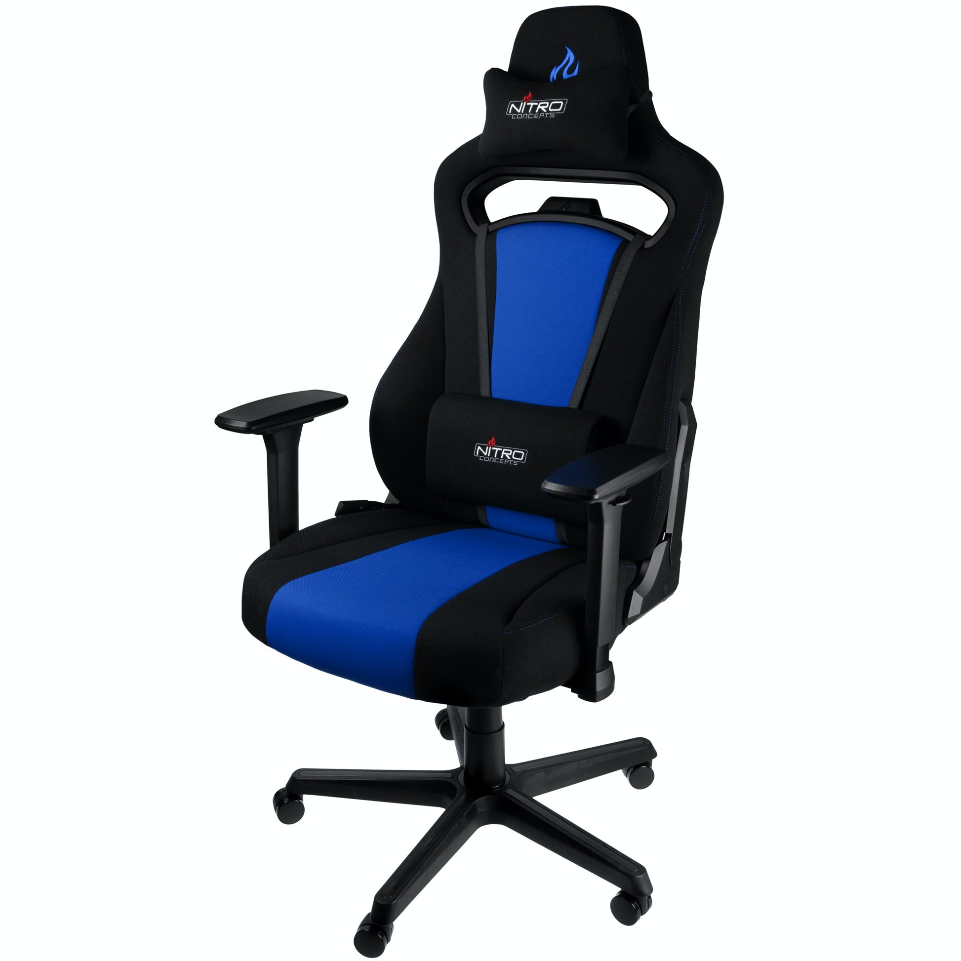 nitro concepts e250 gaming chair black/blue
