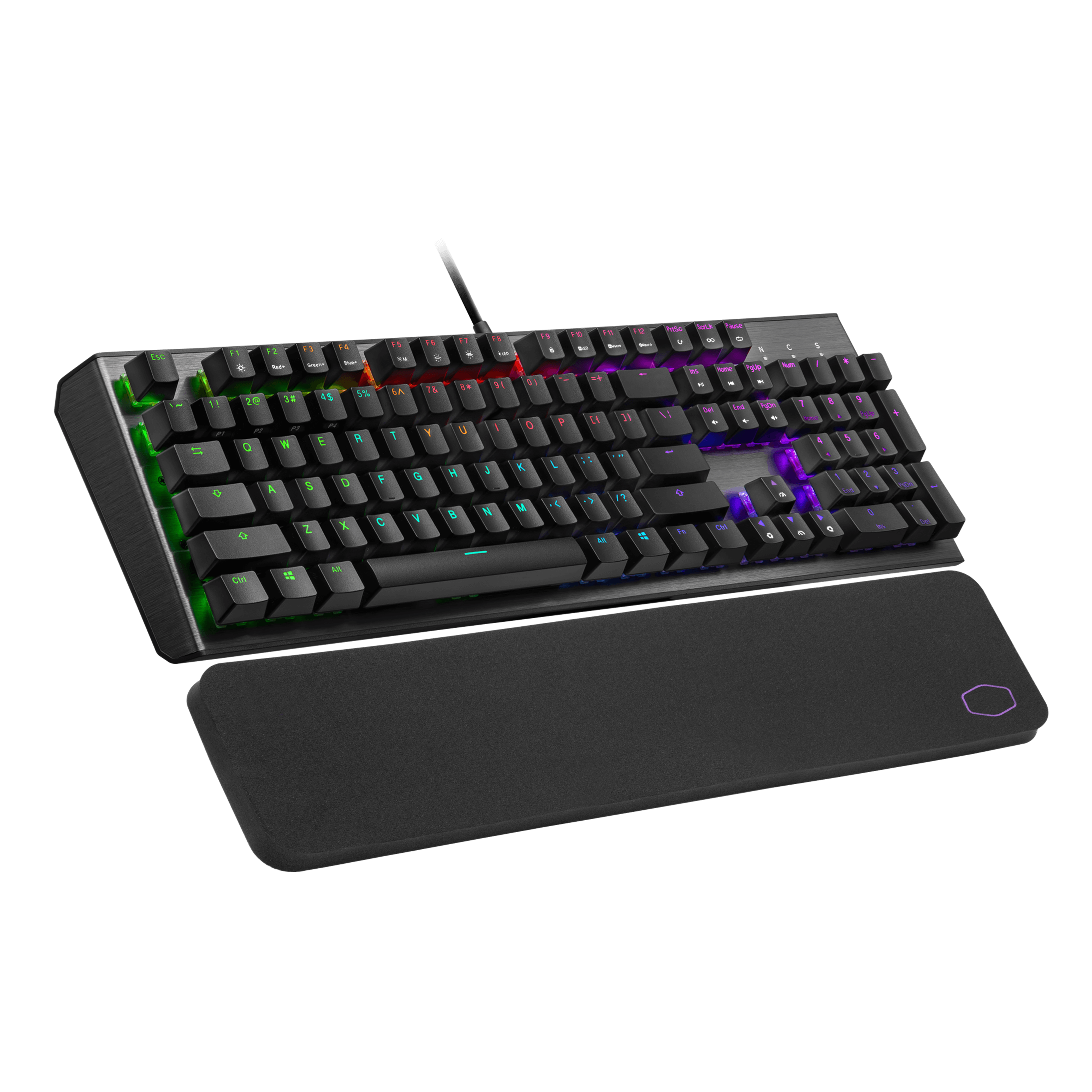 מקלדת גיימינג מכאנית coolermaster ck550 v2 blue switch rgb