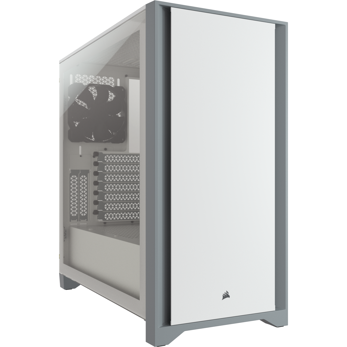 corsair 4000d tg case white