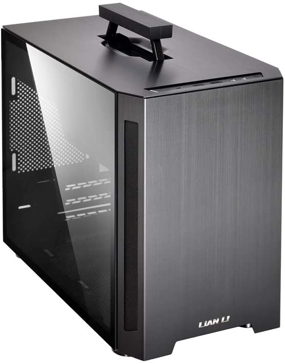 lian-li mini-itx case pc-tu150 aluminum tg black