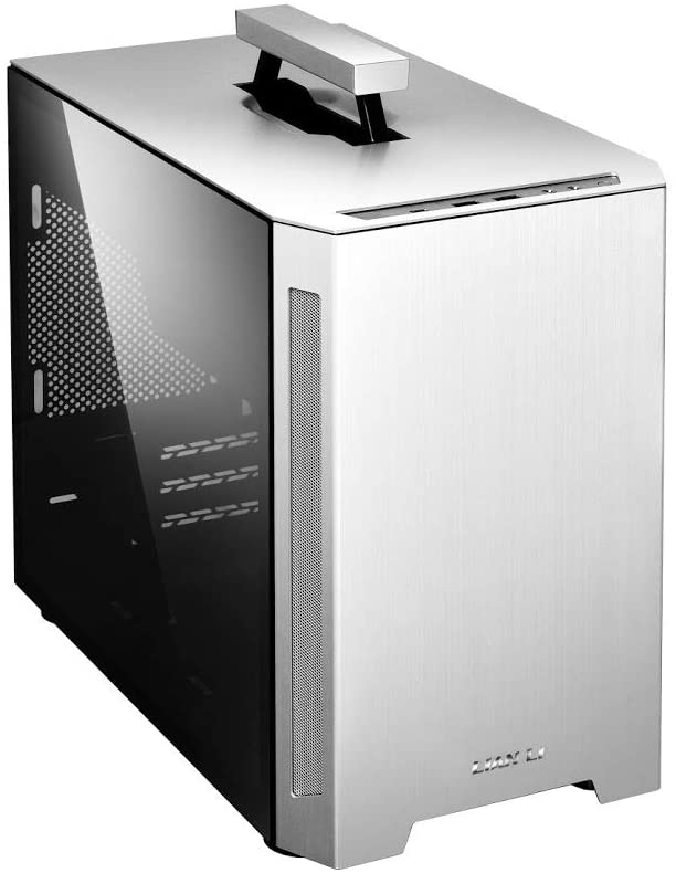 lian-li mini-itx case pc-tu150 aluminum tg silver