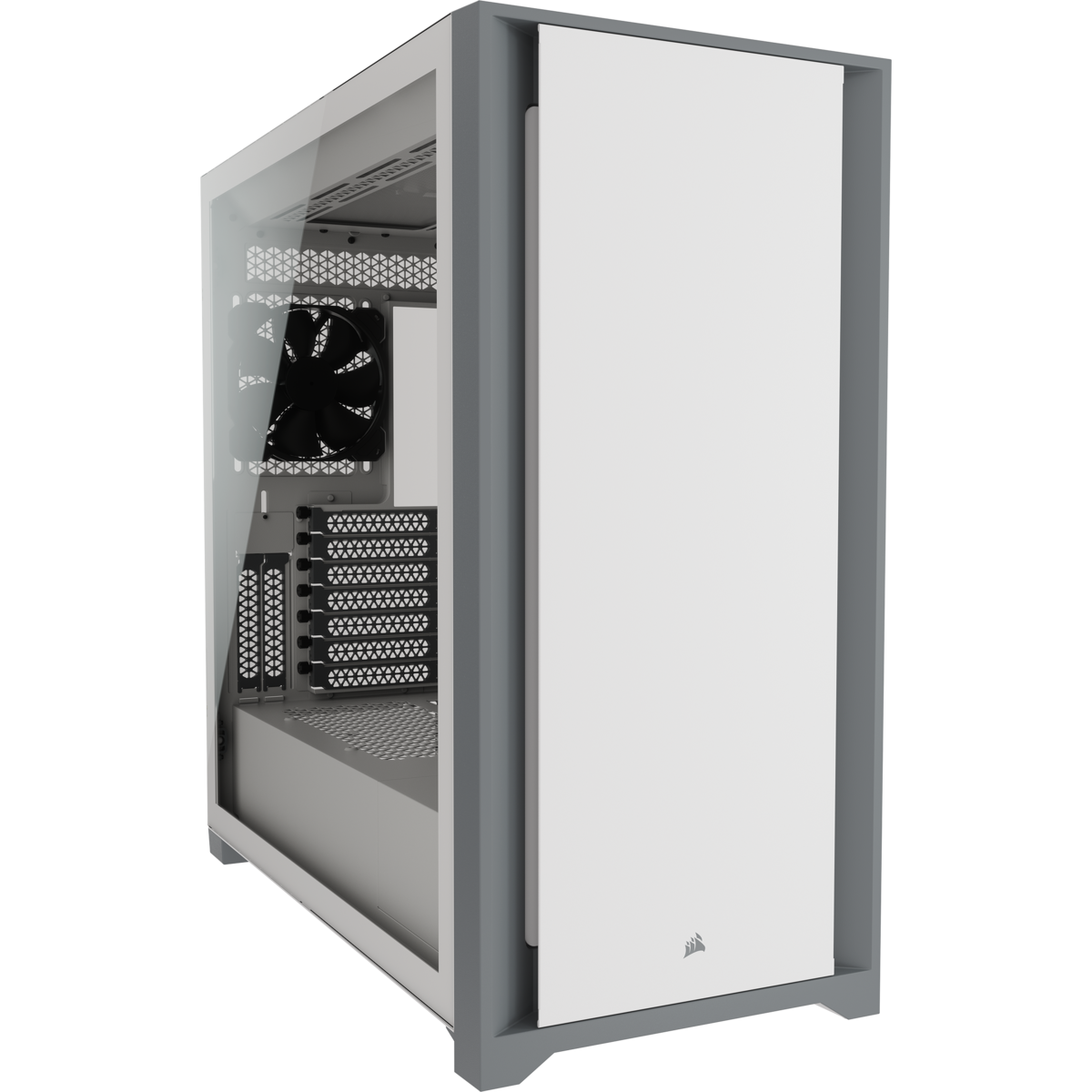 corsair 5000d tg mid tower white