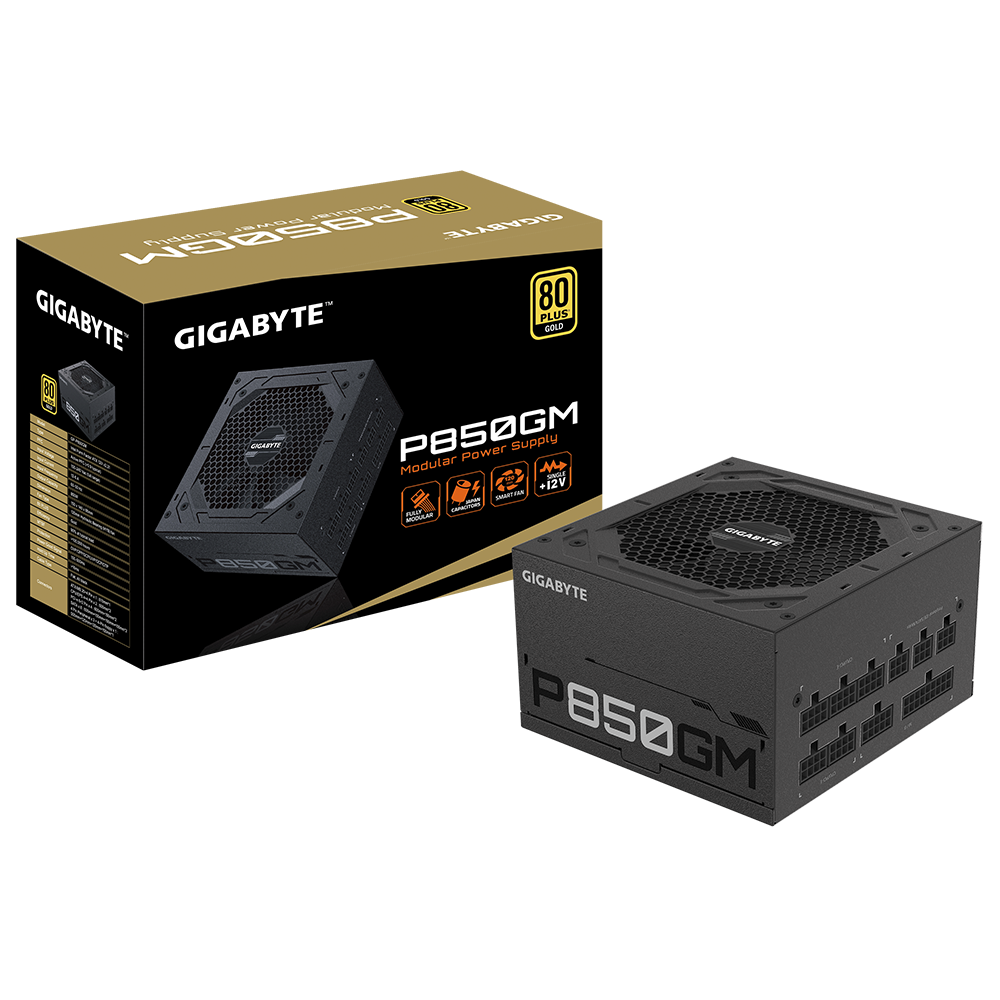 gigabyte psu 850w pfc gold 80+ fully modular
