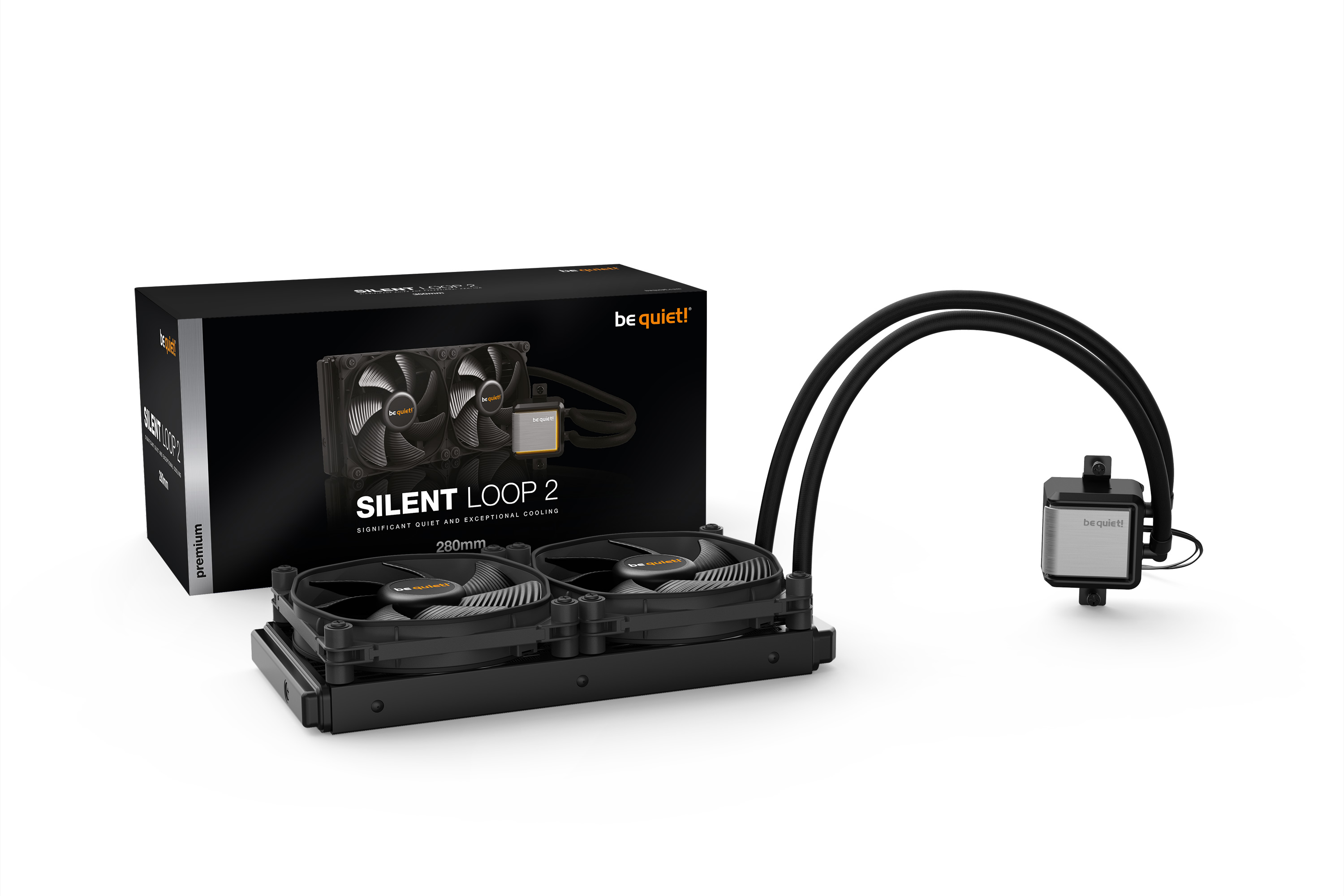 be quiet! water cpu cooling silent loop 2 280mm