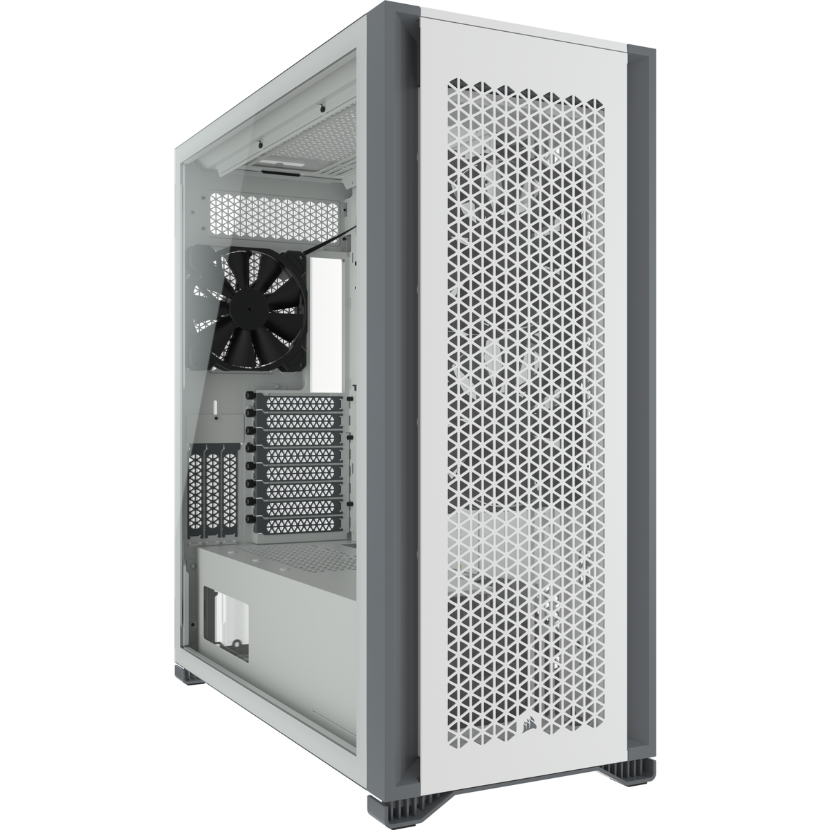 corsair 7000d airflow tg full tower white