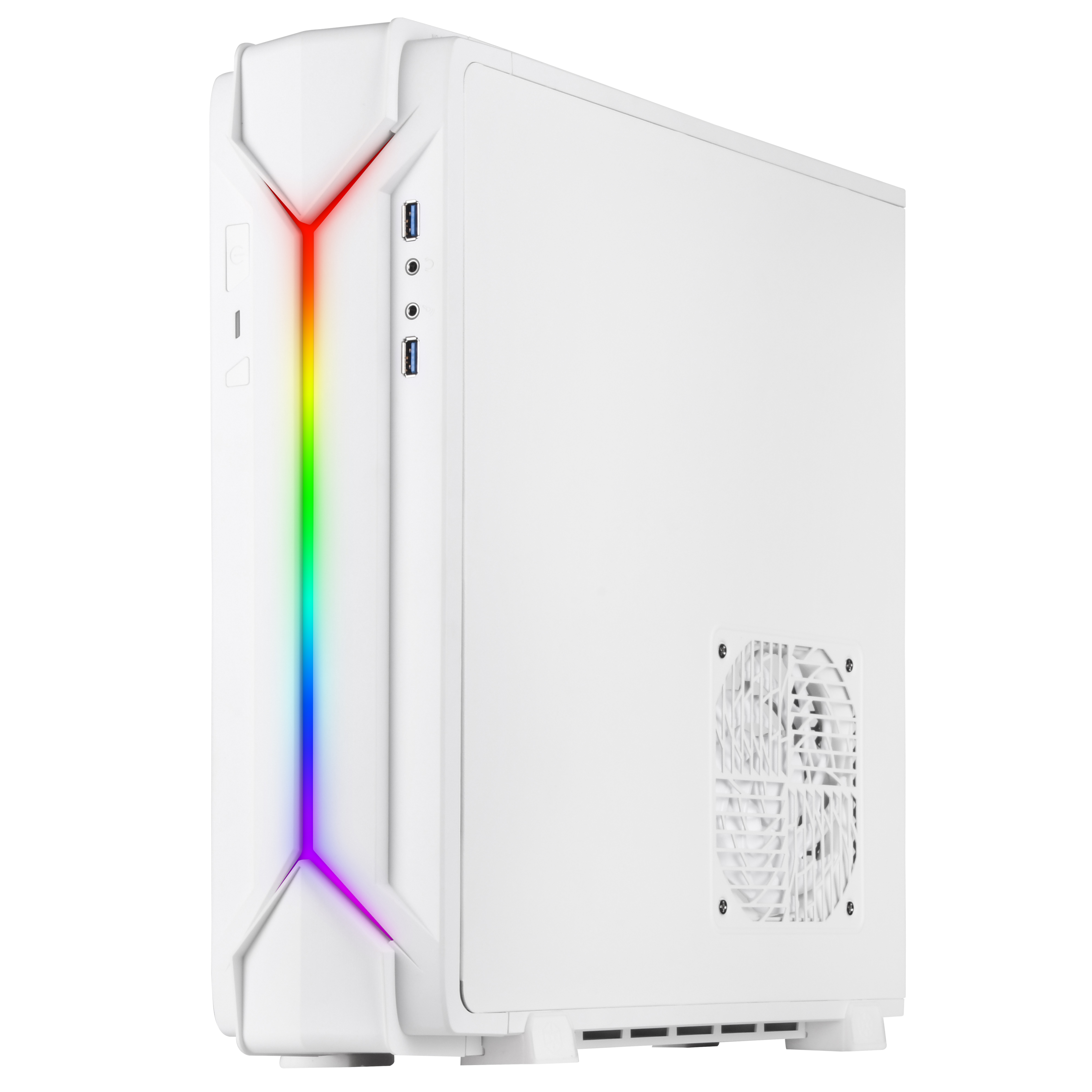 silverstone raven rvz03-argb white case