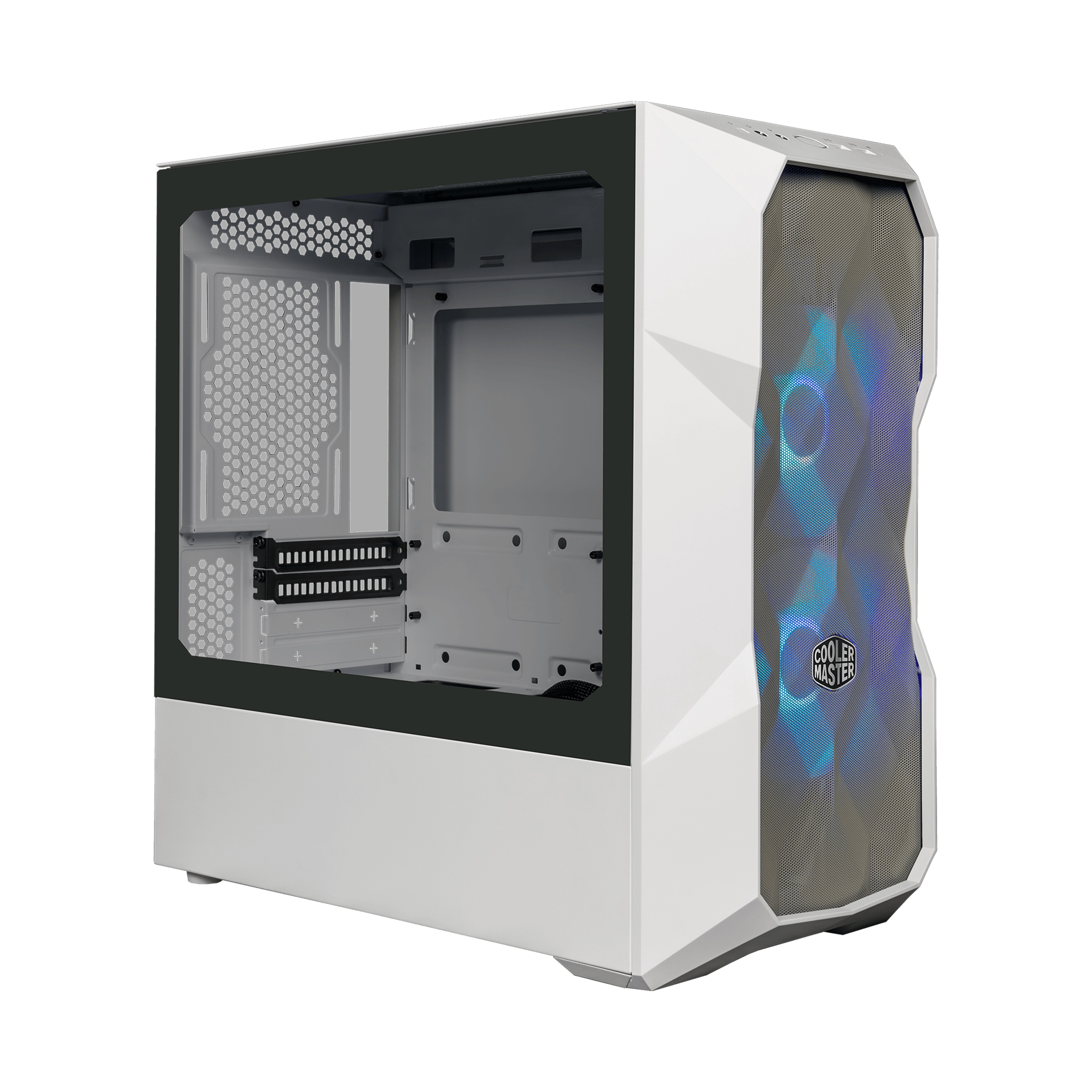 מארז מחשב coolermaster masterbox td300 mesh white