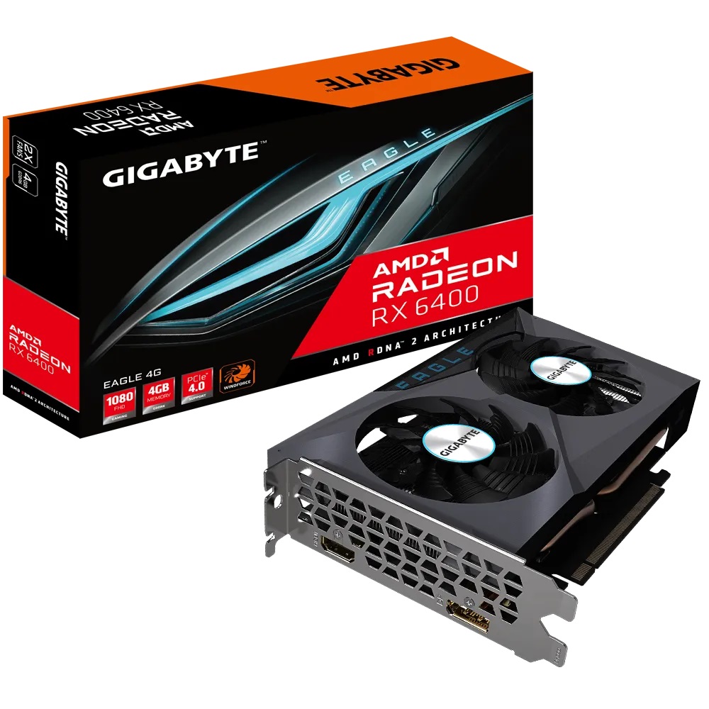 gigabyte rx 6400 4g gv-r64eagle-4gd
