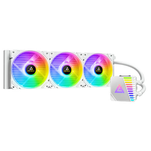 antec symphony 360 argb white cpu liquid cooler