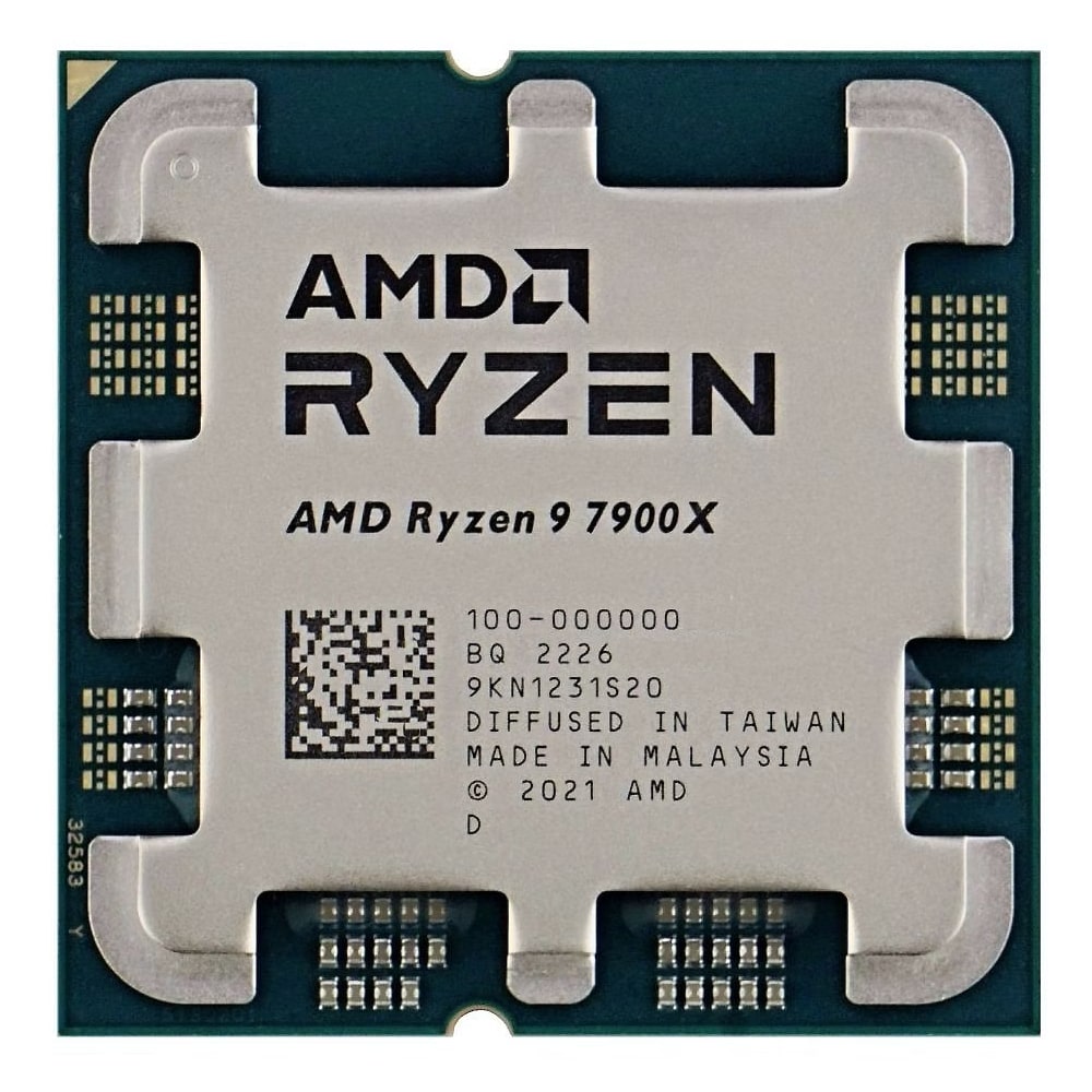 amd ryzen 9 7900x am5 tray