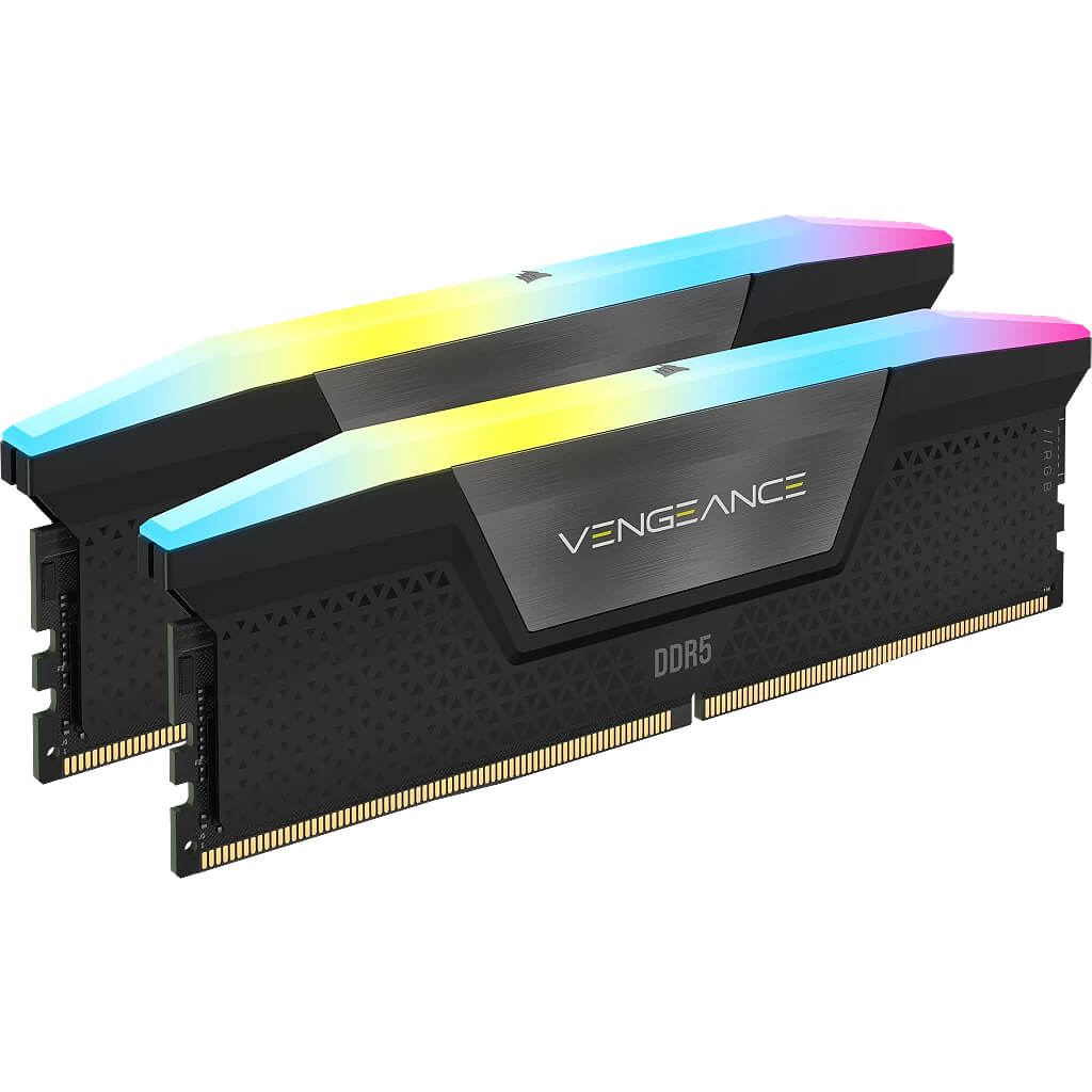 corsair ddr5 64g (2x32g) 6000 cl40 vengeance rgb black