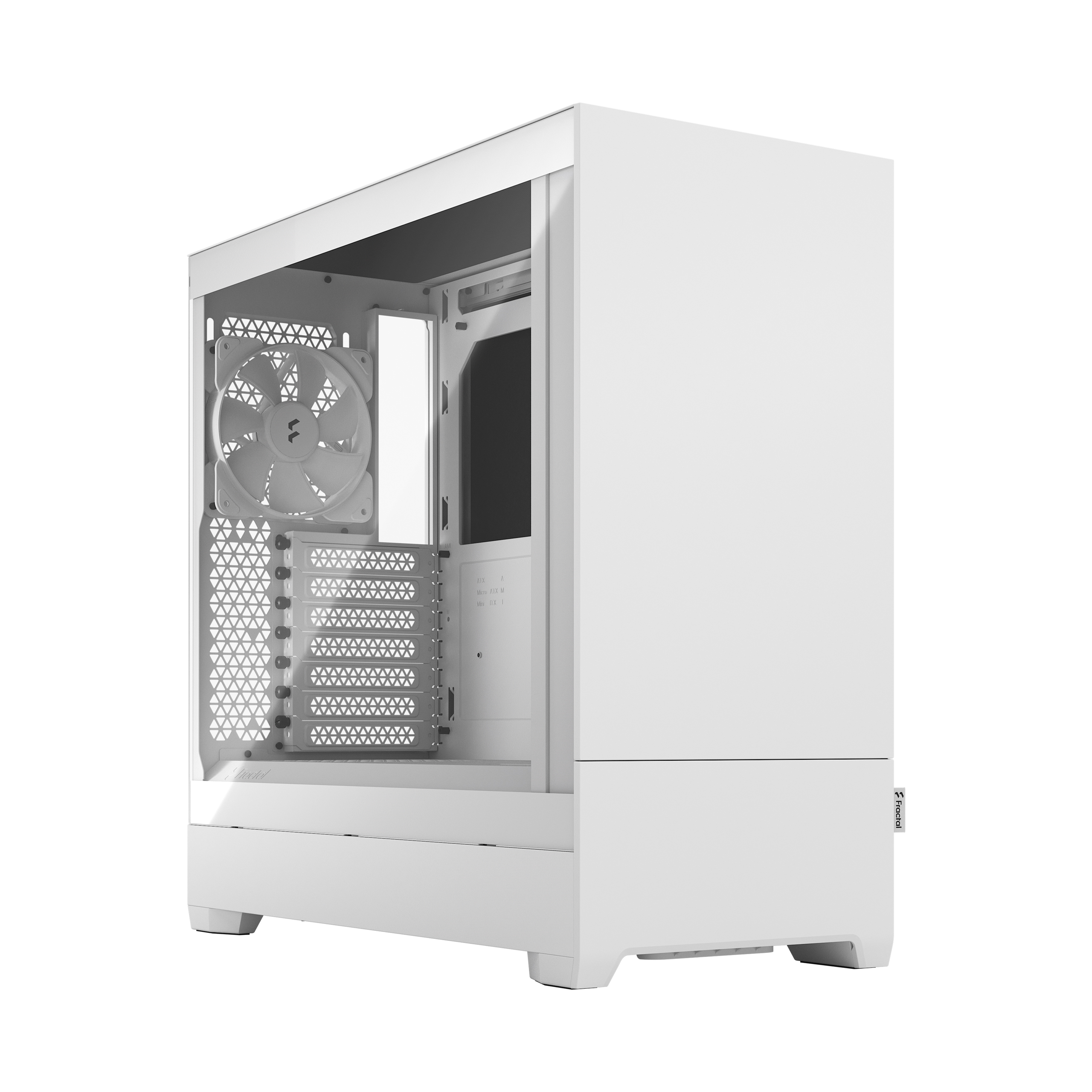 fractal design pop silent white tg clear tint