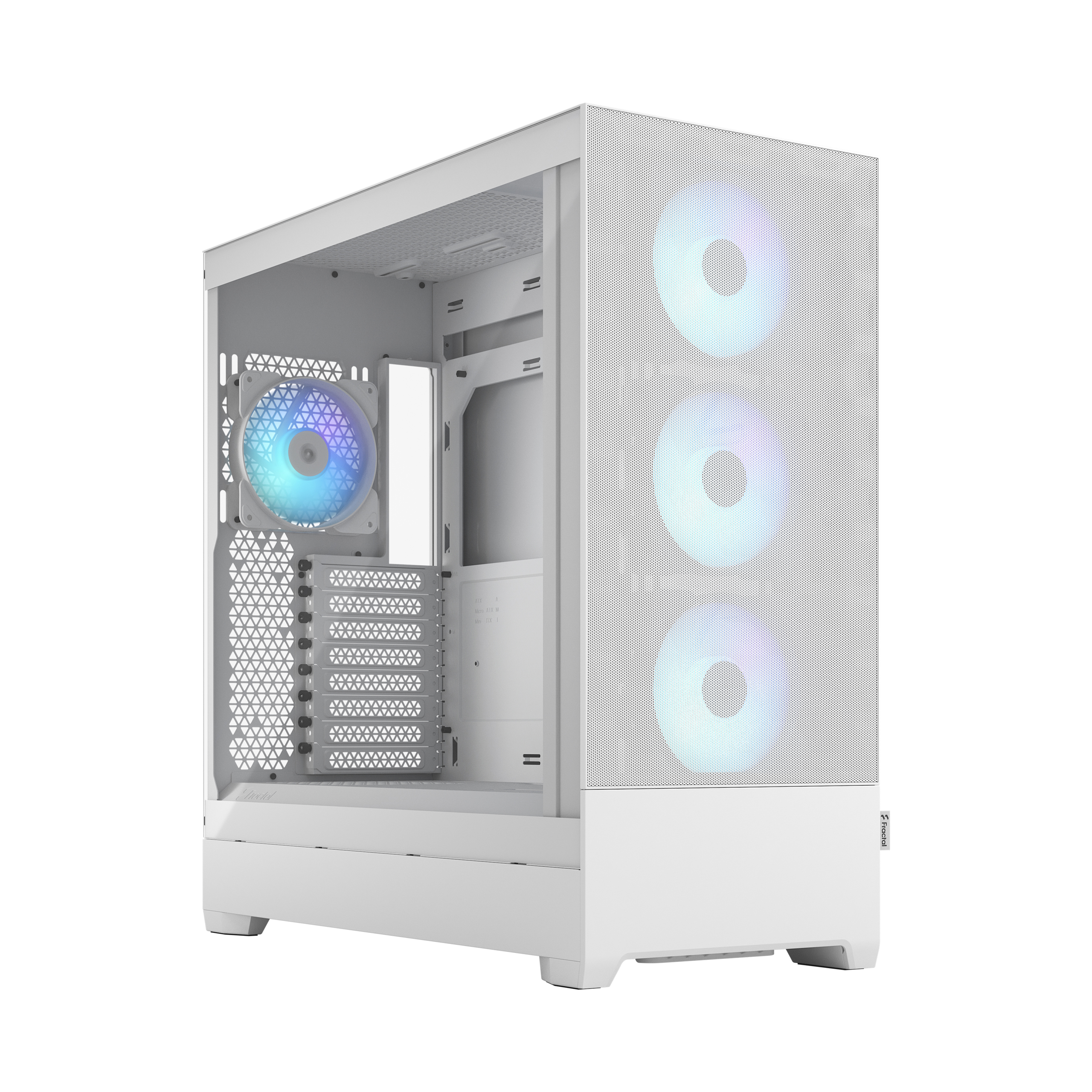 fractal design pop xl air rgb white tg clear tint