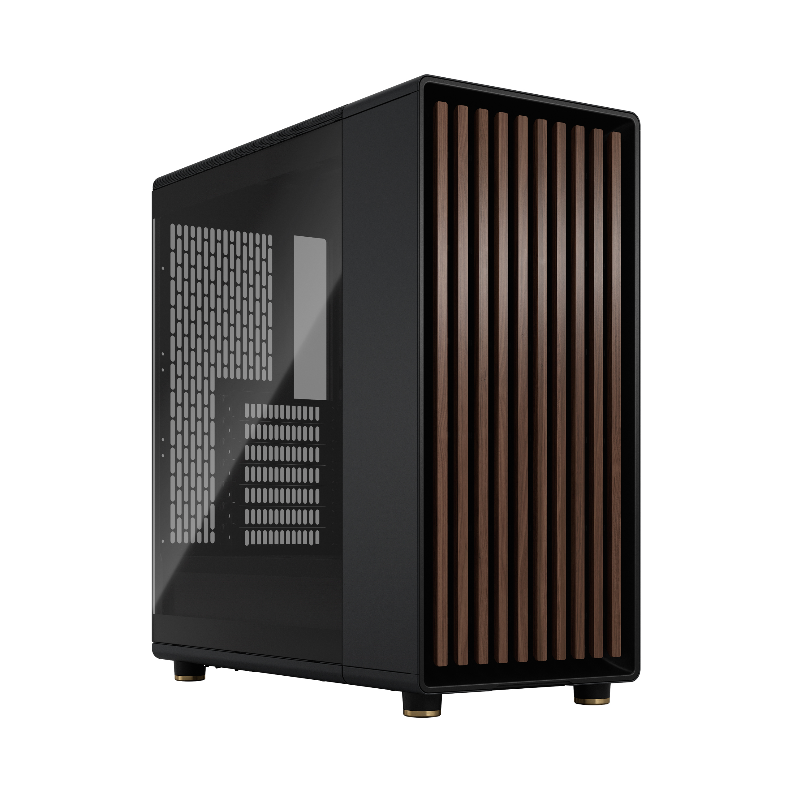 fractal design north charcoal black tg light tint