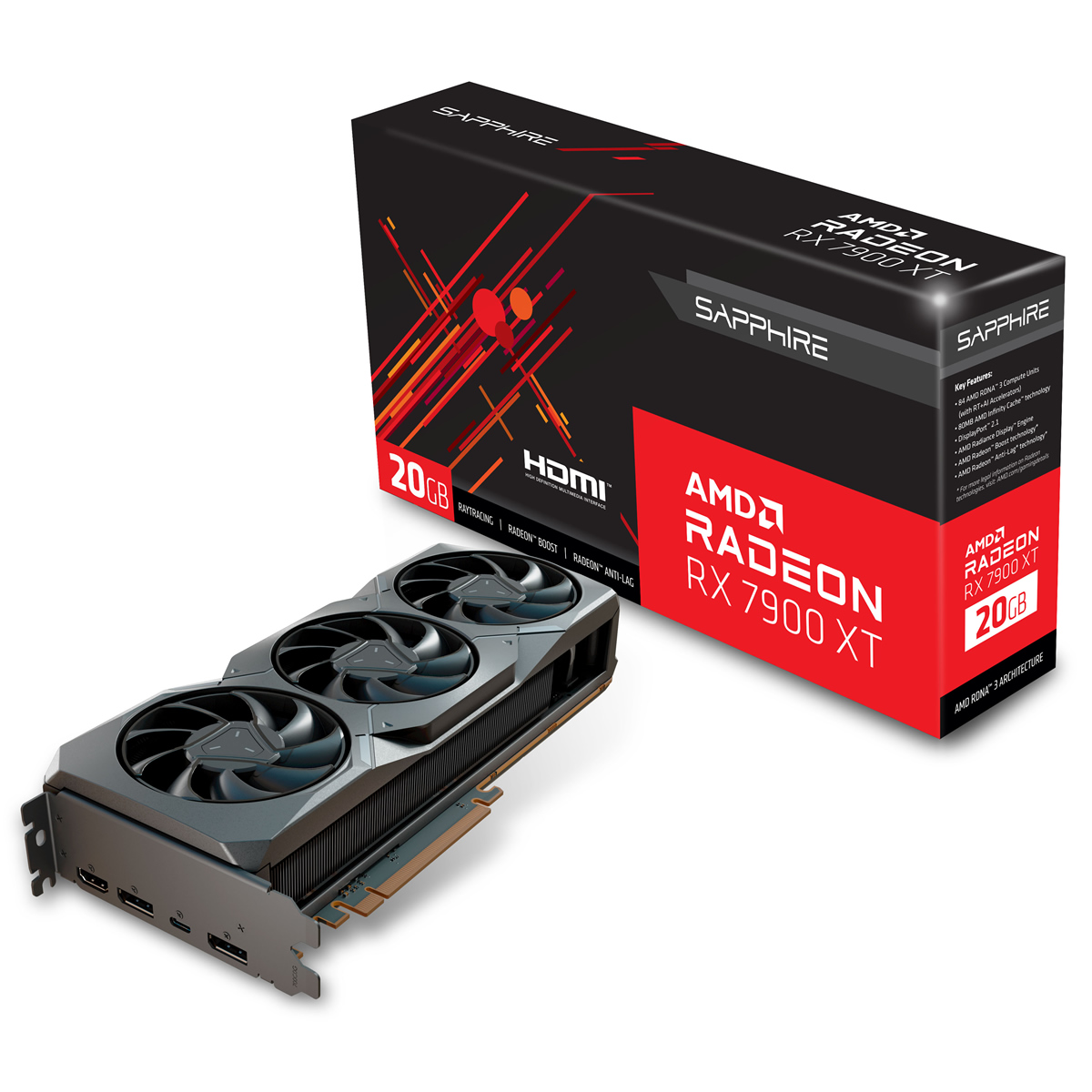 sapphire rx 7900 xt gaming 20gb gddr6