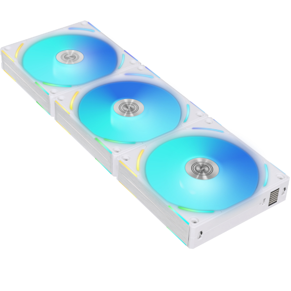 lian-li cooler 120mm al120v2-3w uni white 3-fan