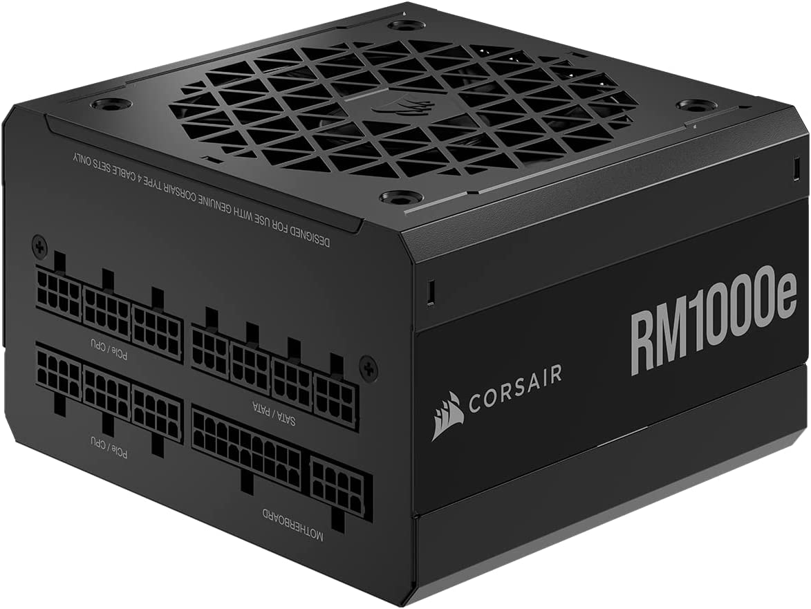 corsair psu 1000w rm1000e fully modular low-noise