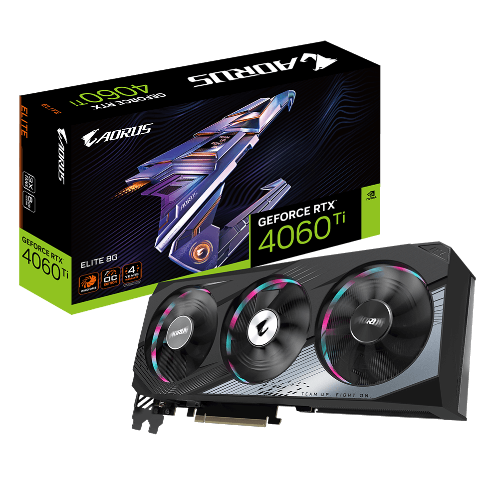 gigabyte geforce rtx 4060 ti (dlss 3) gv-n406taorus e-8gd