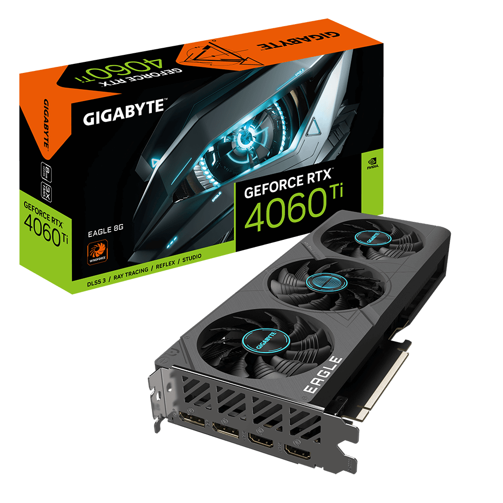 gigabyte geforce rtx 4060 ti (dlss 3) gv-n406teagle-8gd