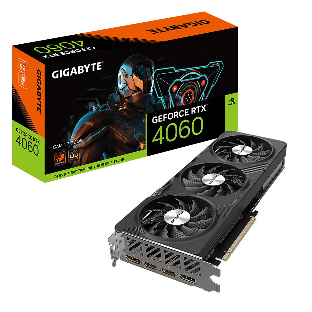 gigabyte rtx 4060 (dlss 3) gv-n4060gaming oc-8gd