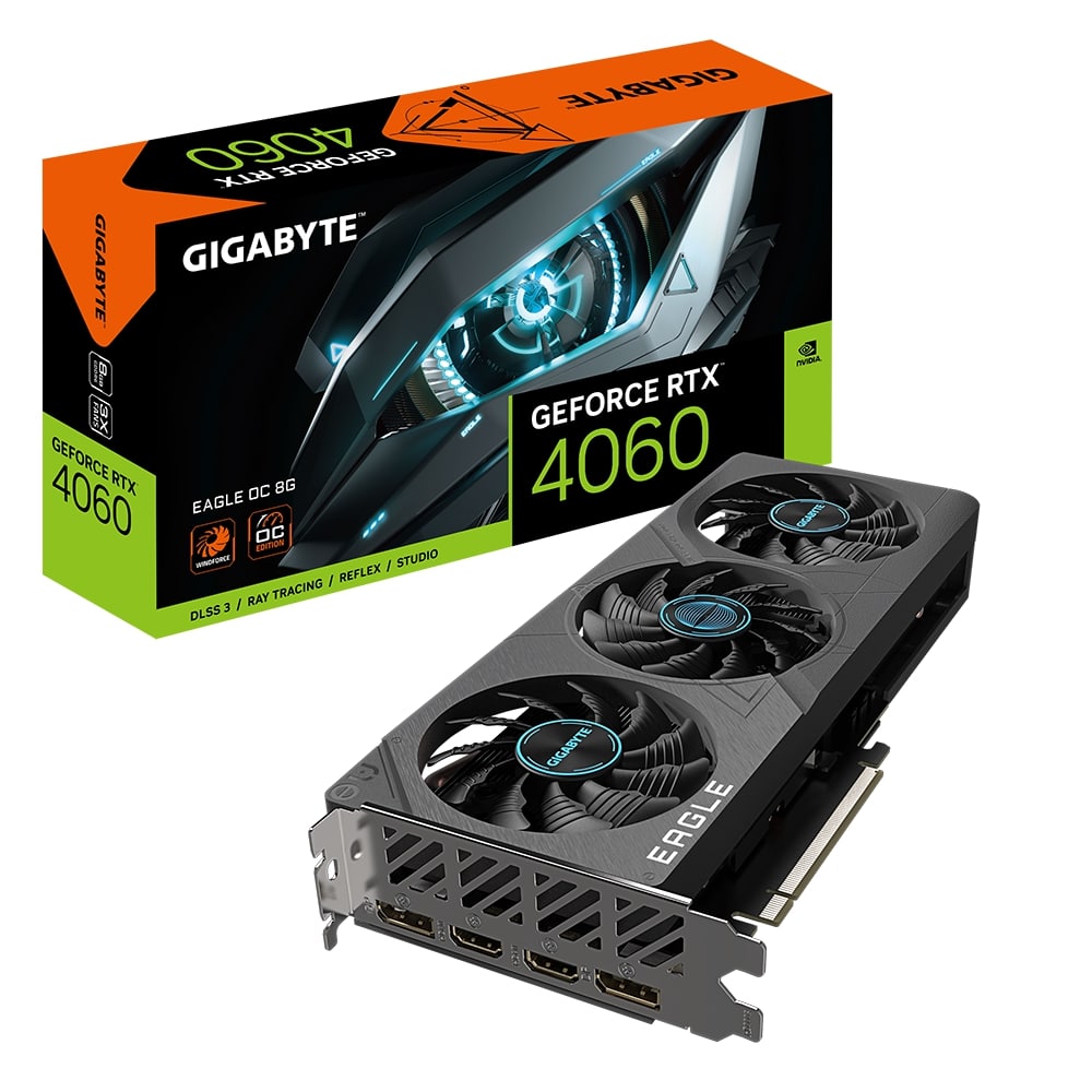 gigabyte rtx 4060 (dlss 3) gv-n4060eagle oc-8gd