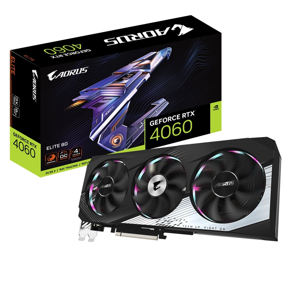 gigabyte rtx 4060 (dlss 3) gv-n4060aorus e-8gd