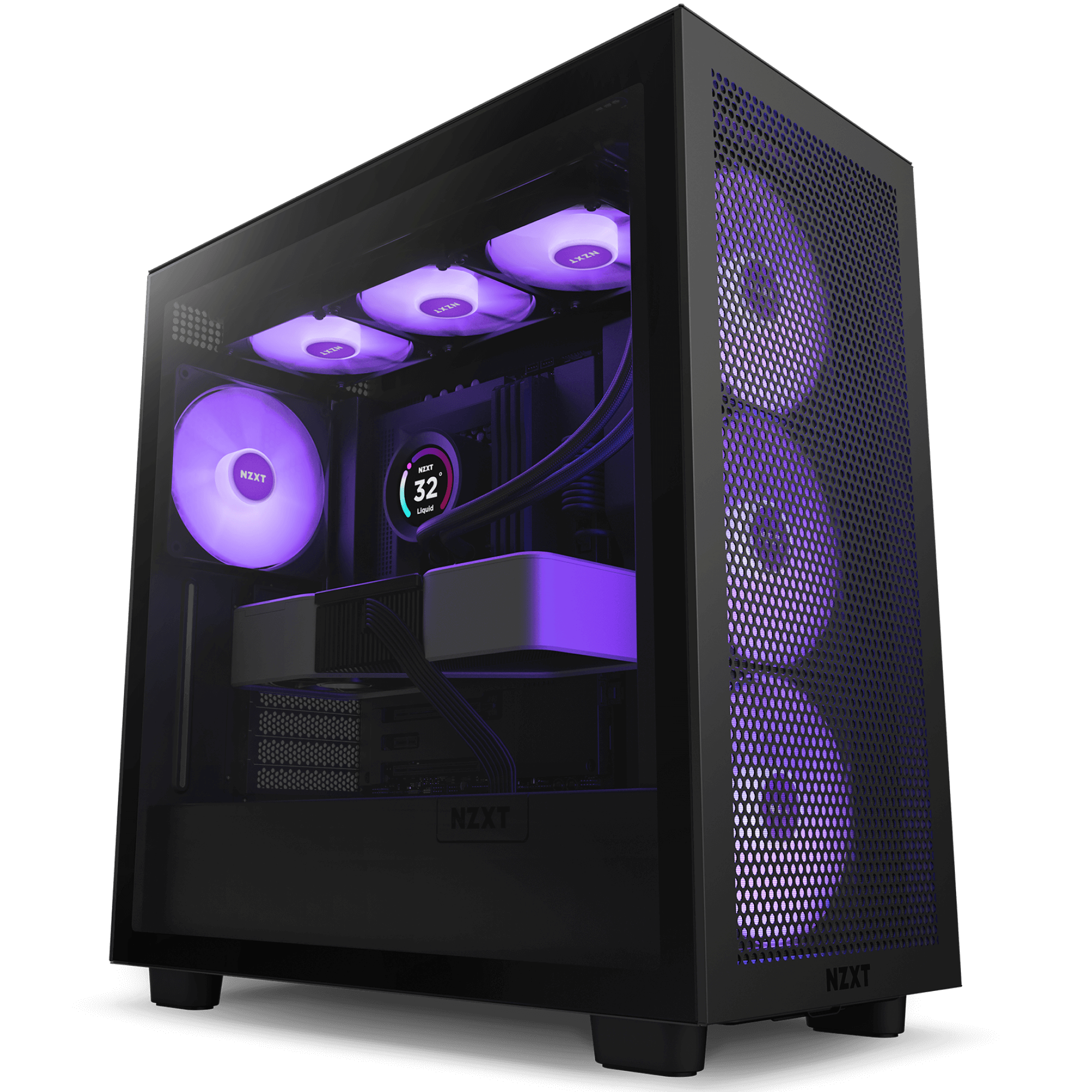 nzxt h7 flow rgb black