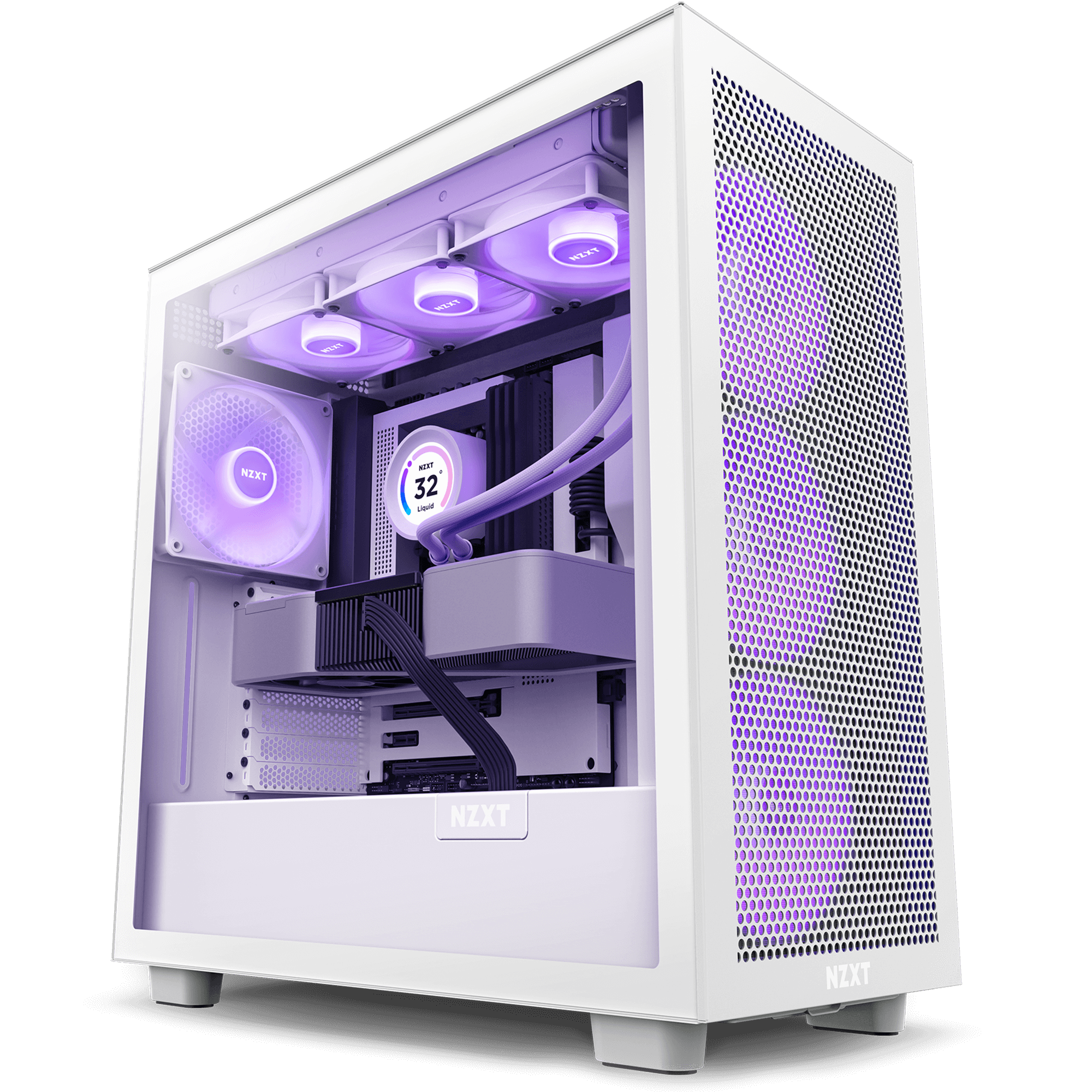 nzxt h7 flow rgb white