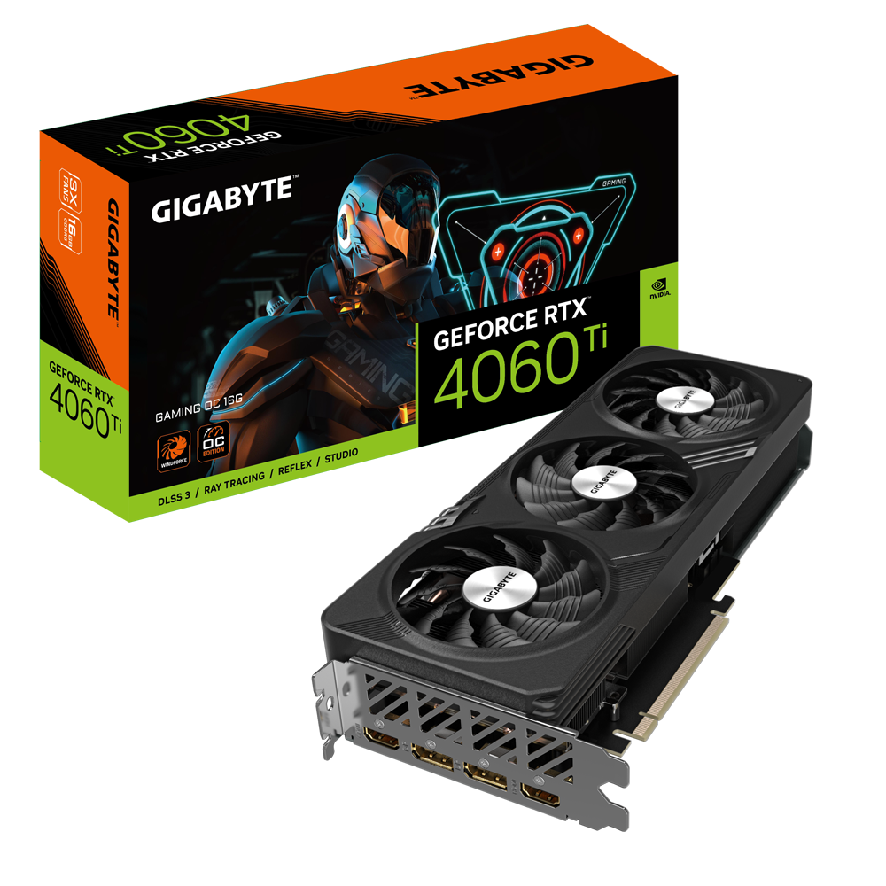 gigabyte rtx 4060 ti (dlss 3) gv-n406tgaming oc-16gd
