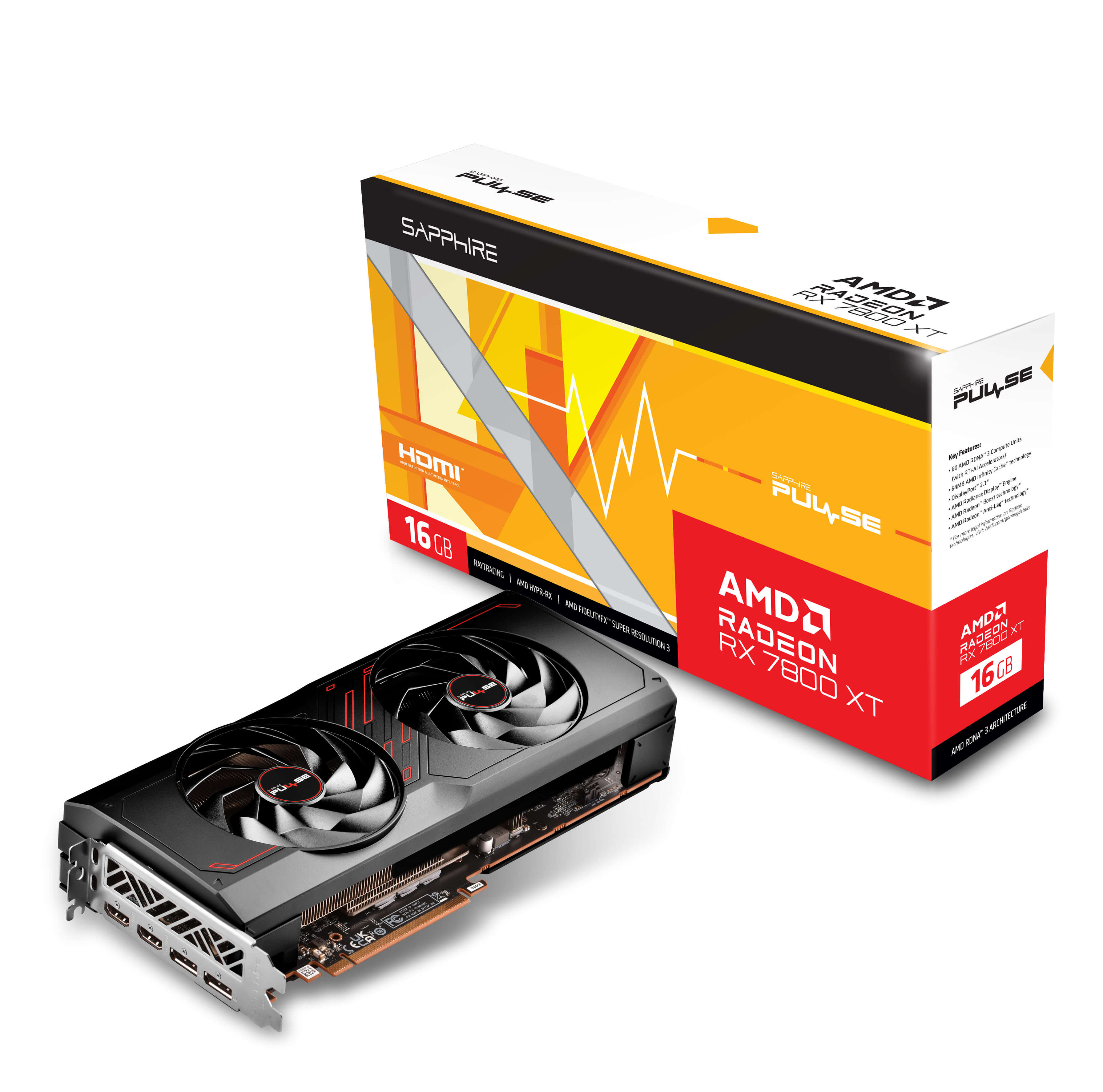 Gigabyte Radeon RX 7600 XT GAMING OC 16G GV-R76XTGAMING OC-16GD