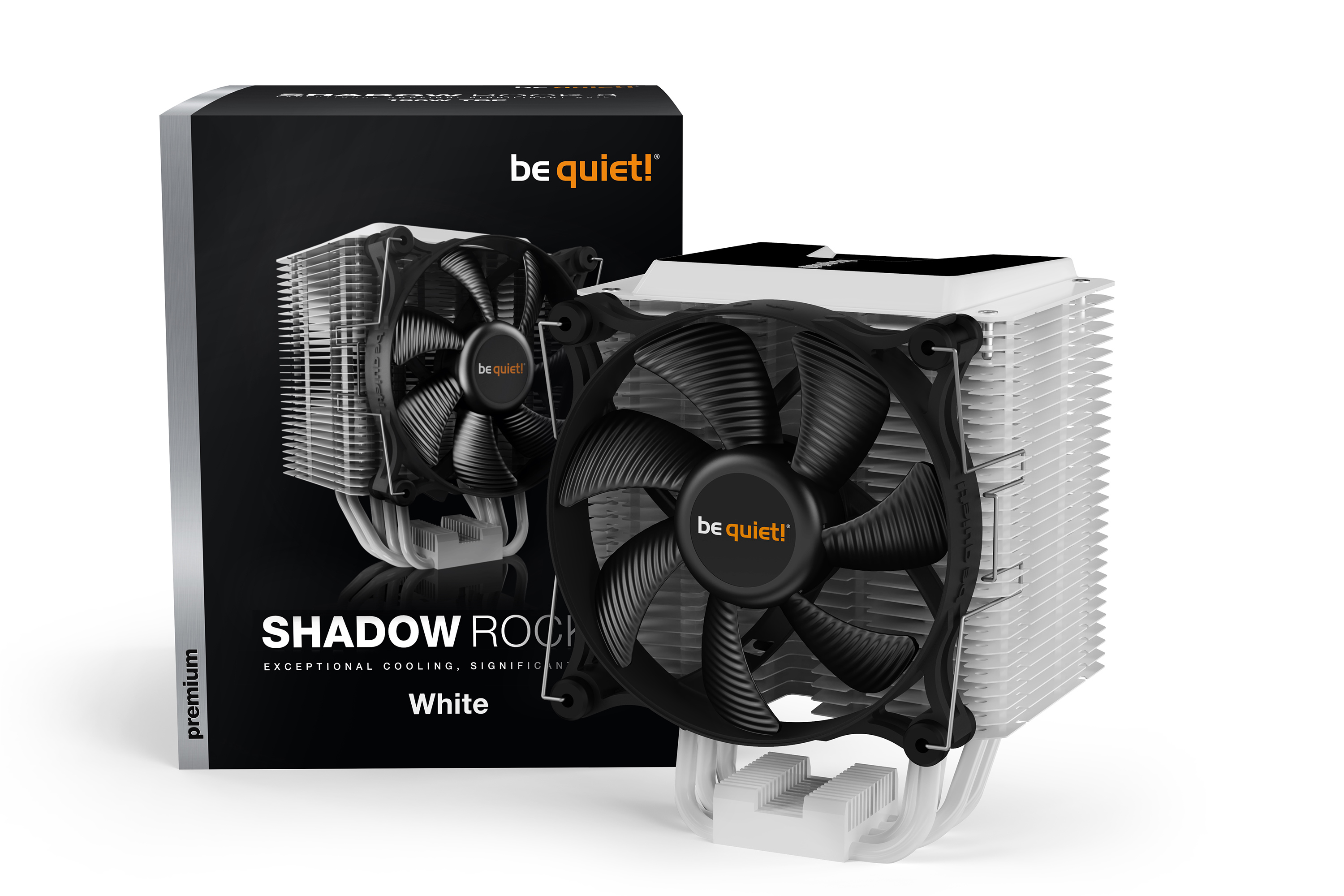 be quiet! cpu cooling shadow rock 3 white