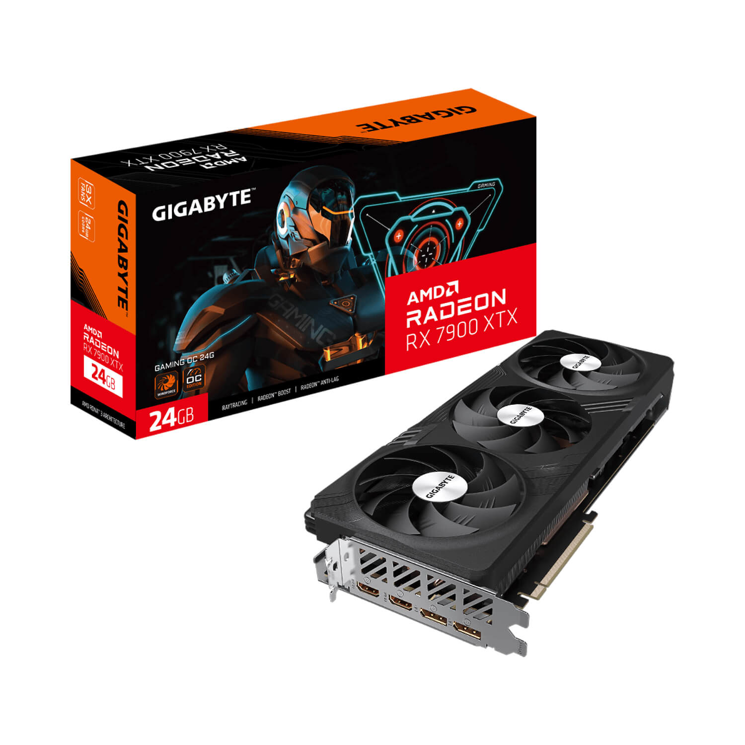 gigabyte rx 7900 xtx gv-r79xtxgaming oc-24gd