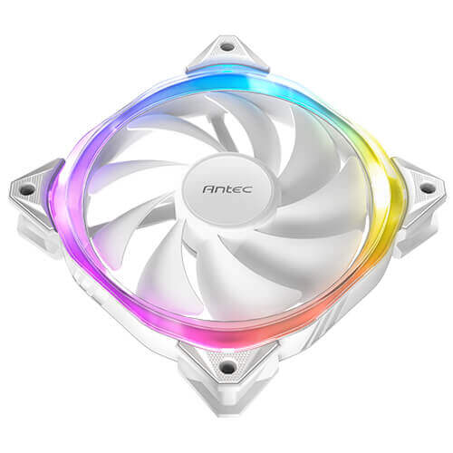 antec fusion 120 argb 120mm white fan