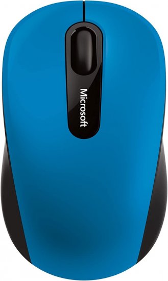 עכבר Bluetooth אלחוטי מיקרוסופט Microsoft Bluetooth Mobile 3600 Mouse - דגם PN7-00023 כחול